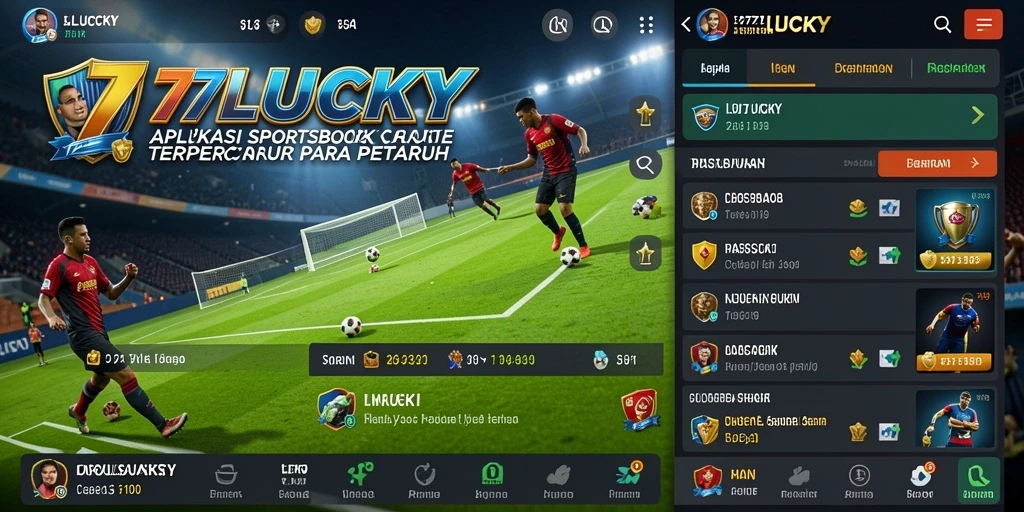 Tampilan menarik dari gameplay Sportsbook di 777LUCKY.