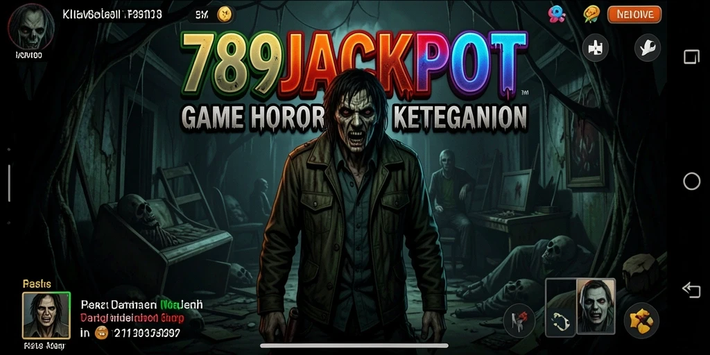 Screenshot gameplay menampilkan suasana horor menegangkan di 789JACKPOT.