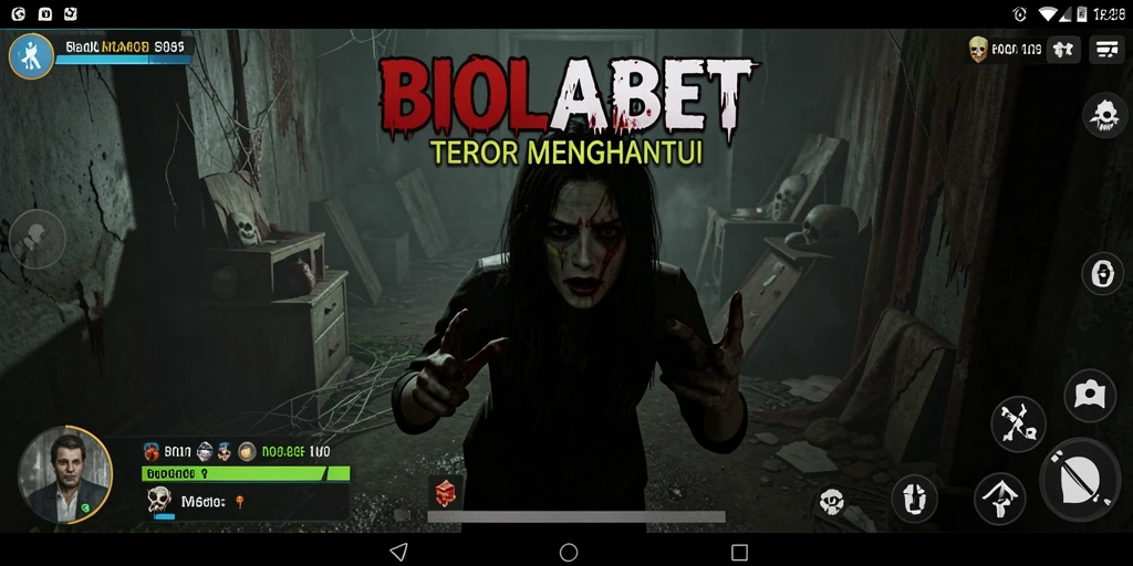 Tampilan menegangkan dalam gameplay BIOLABET yang membuat jantung berdebar.