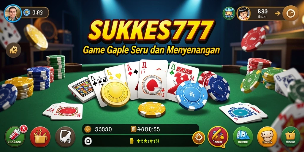 Tampilan menarik dalam permainan Gaple SUKSES777 yang penuh warna.