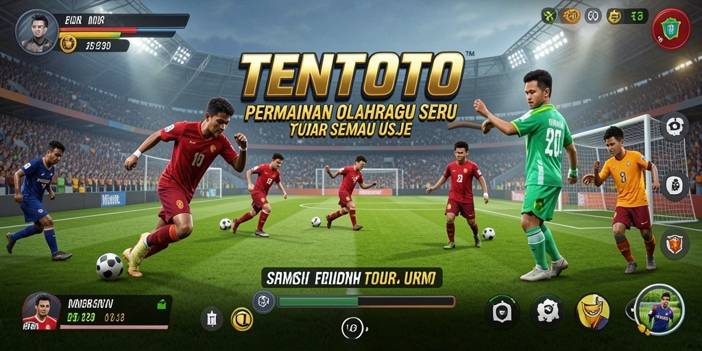 Tangkapan layar utama dari gameplay TENTOTO yang seru.